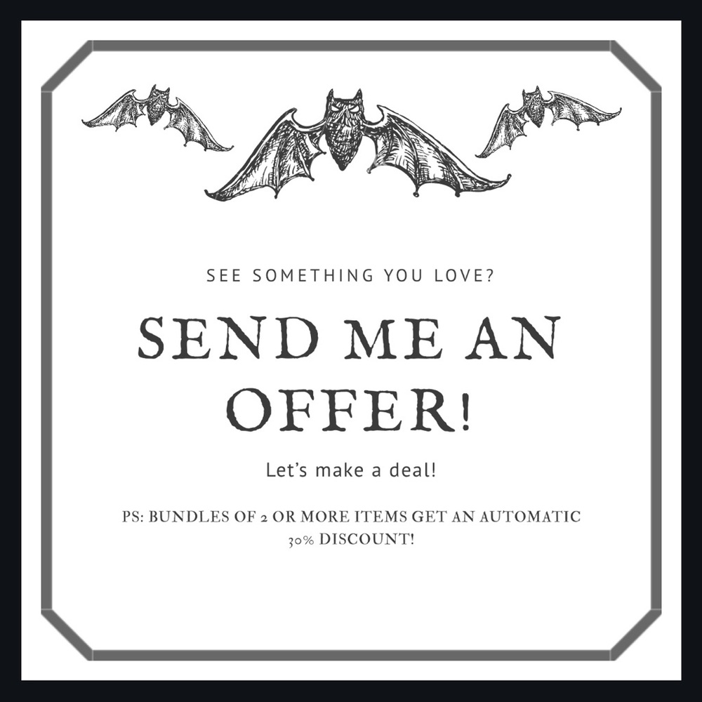 Offers & bundles always appreciated!